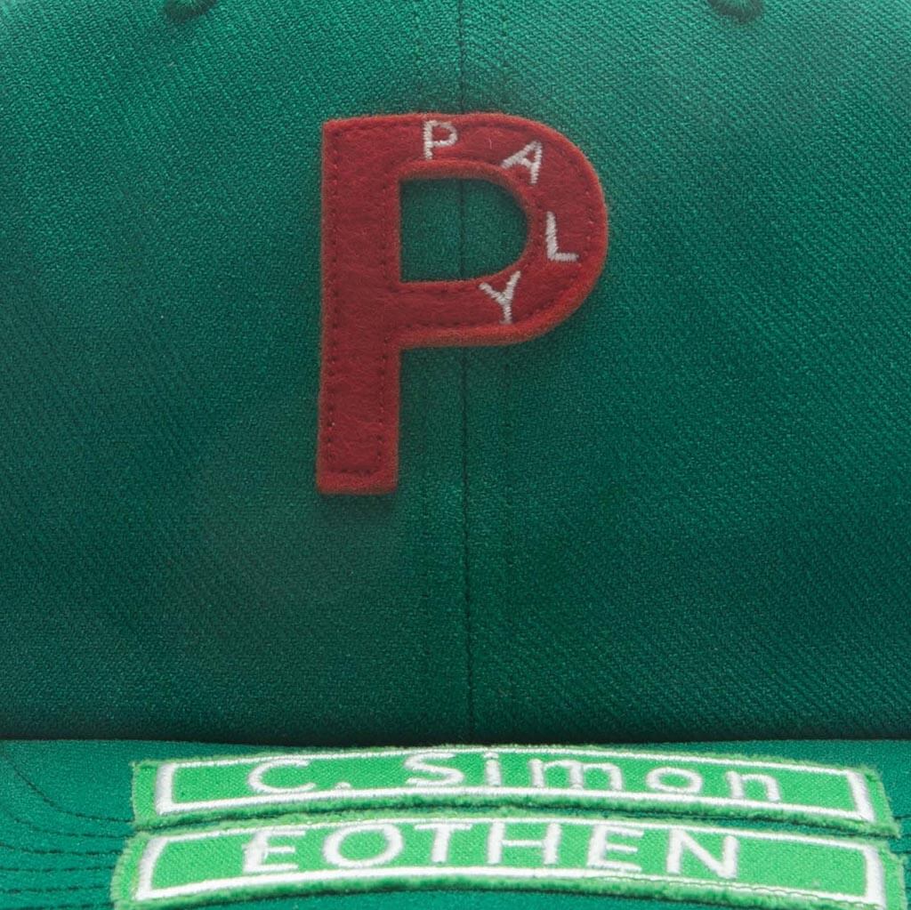 5 Panel Twill "P" Hat - Green - Image 4