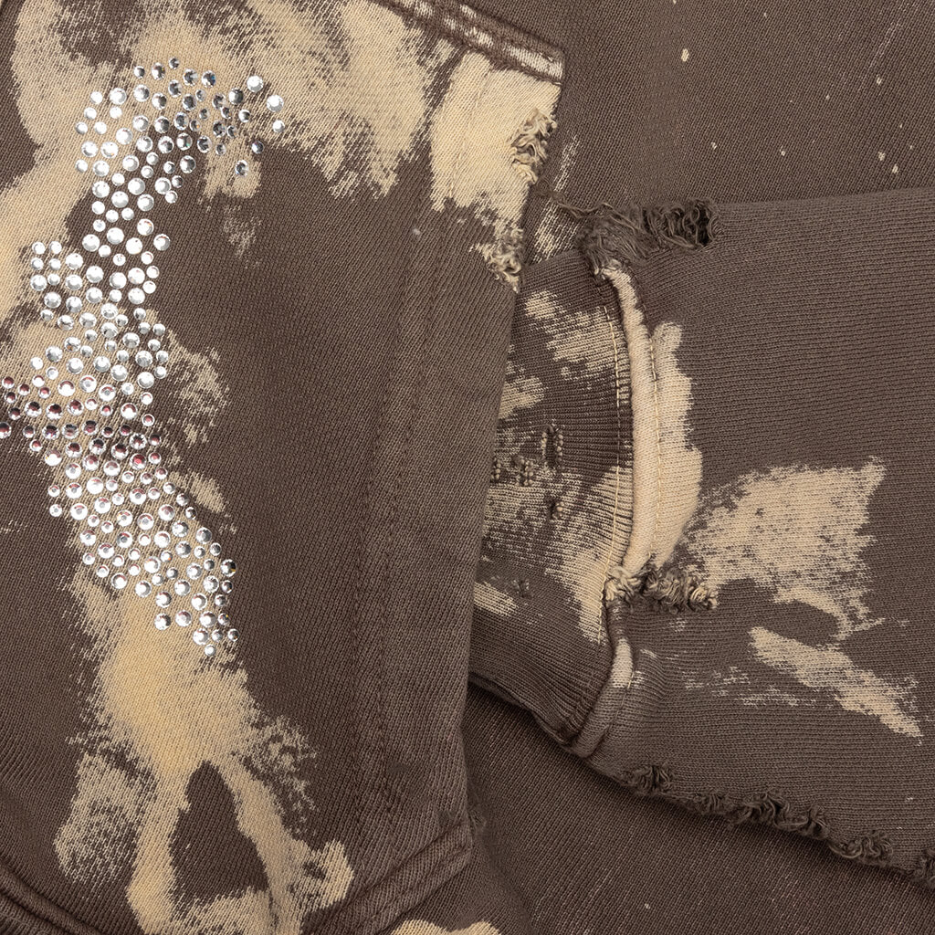 Been Amess Zip Hooded Sweatshirt - Brown - Image 4