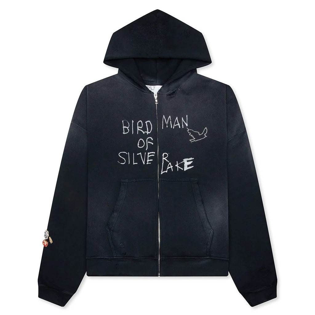 Birdman Of Silver Lake Hooded Sweatshirt - Black
