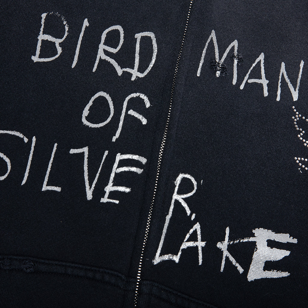Birdman Of Silver Lake Hooded Sweatshirt - Black - Image 3