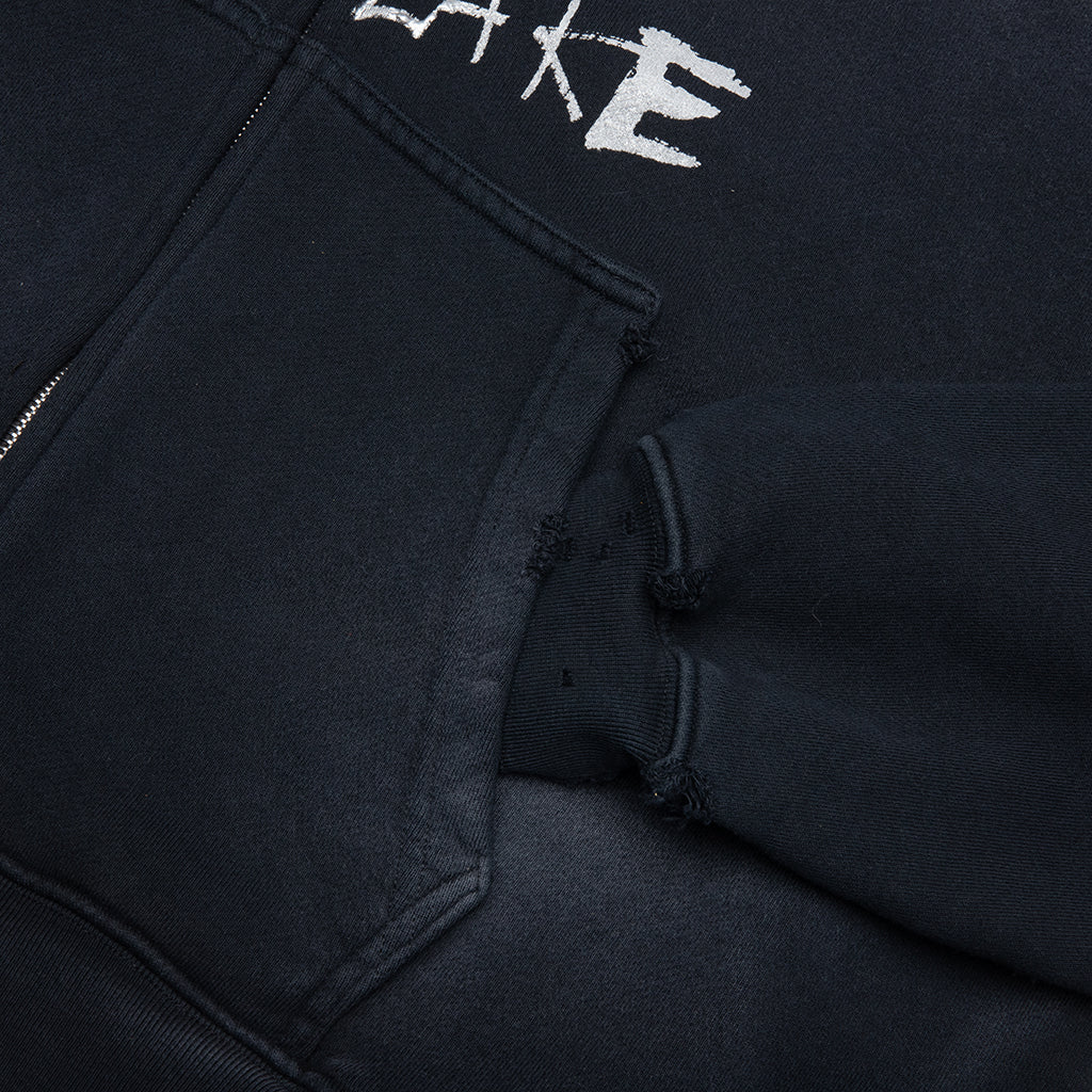 Birdman Of Silver Lake Hooded Sweatshirt - Black - Image 4