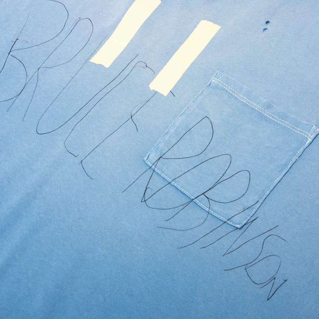 Bruce Pocket Tee - Light Blue - Image 3