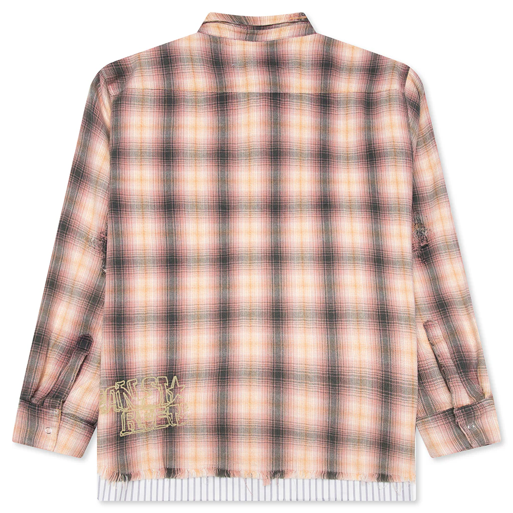 Dockweiler Flannel Overshirt - Tan - Image 2