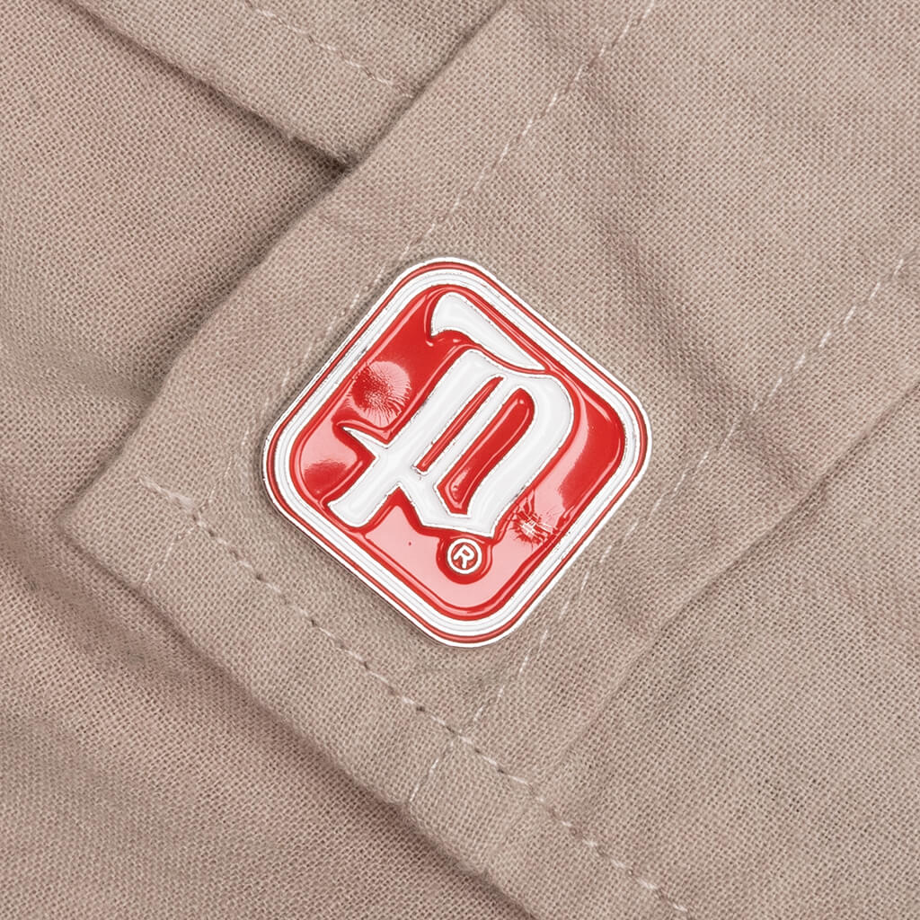 Eternal Youth Oversized Dress Shirt - Grey - Image 5