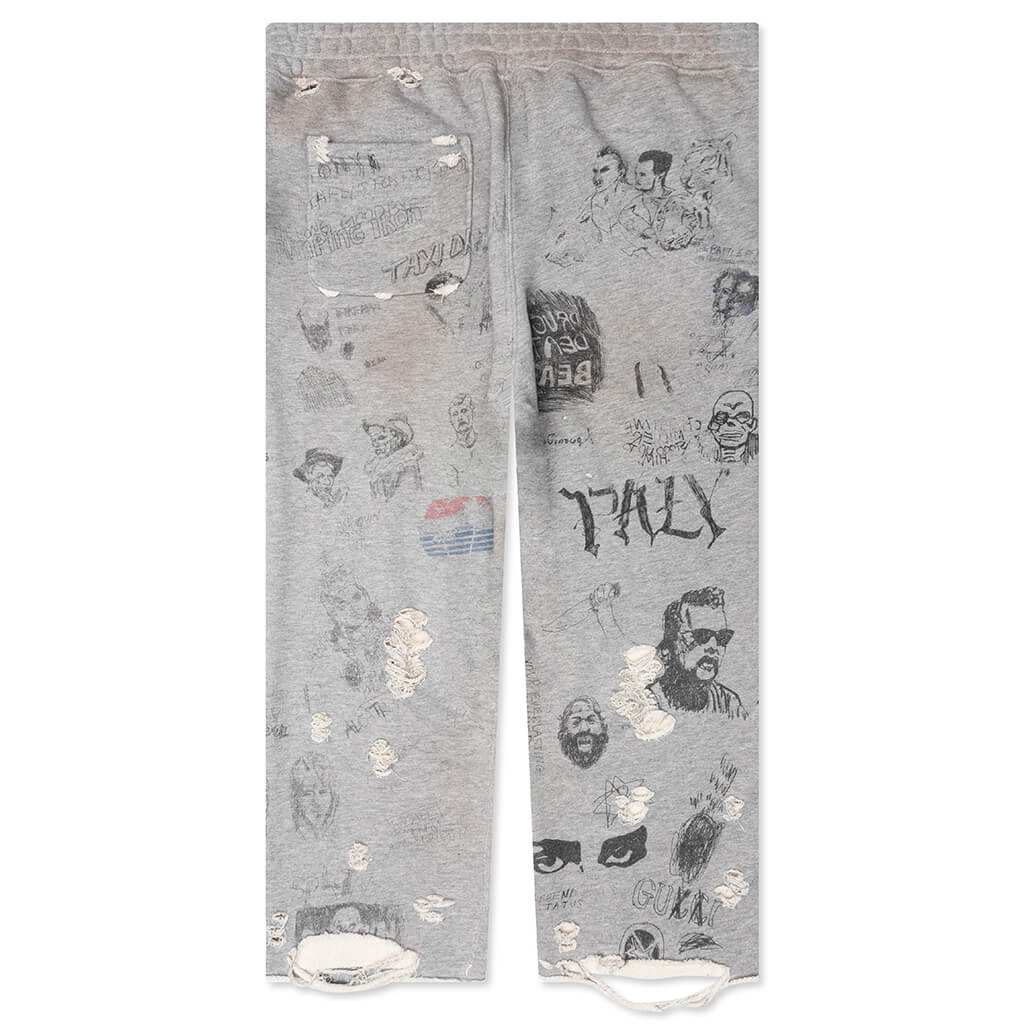 Fashion Sweatpants - Heather Grey - Image 2