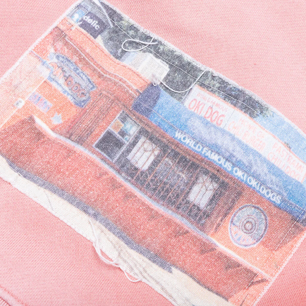 Oki Dog Hooded Sweatshirt - Pink - Image 5