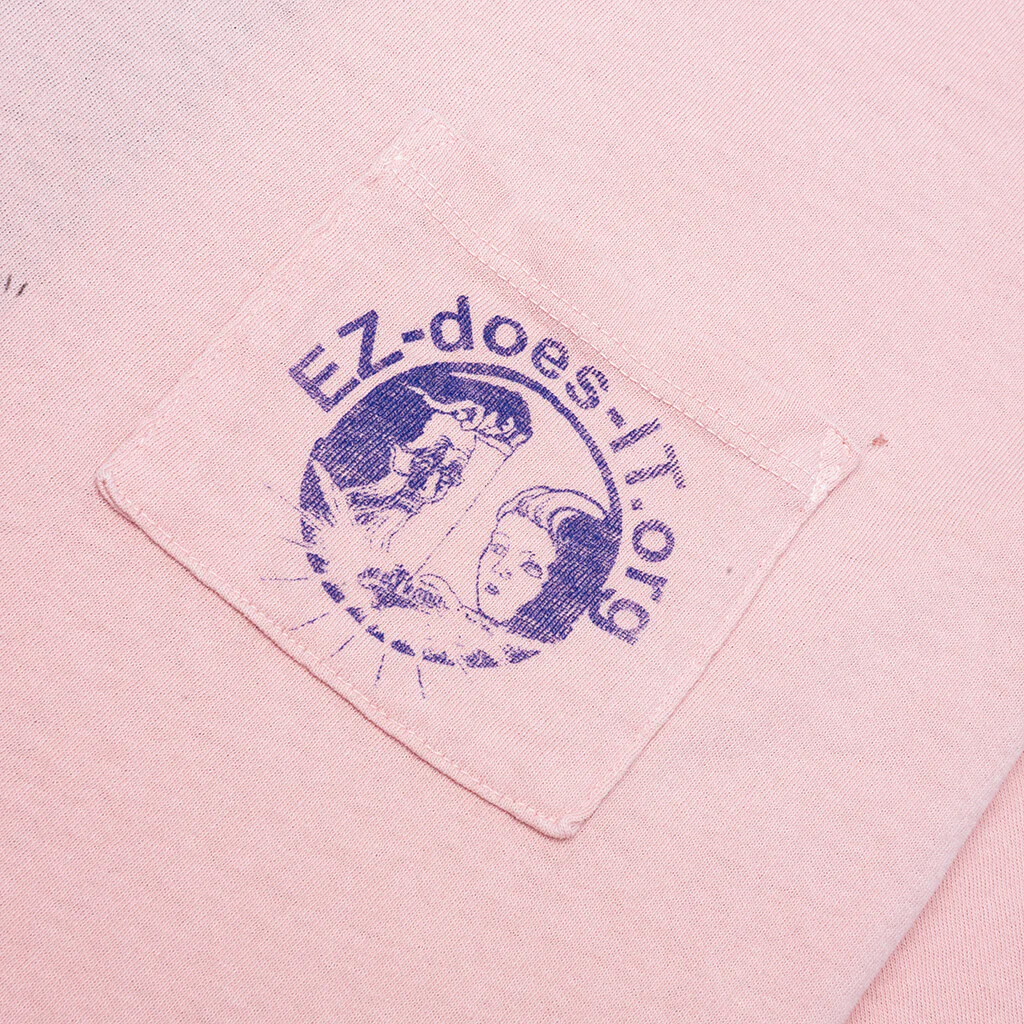 Rehab Romance Pocket Tee - Pink - Image 3