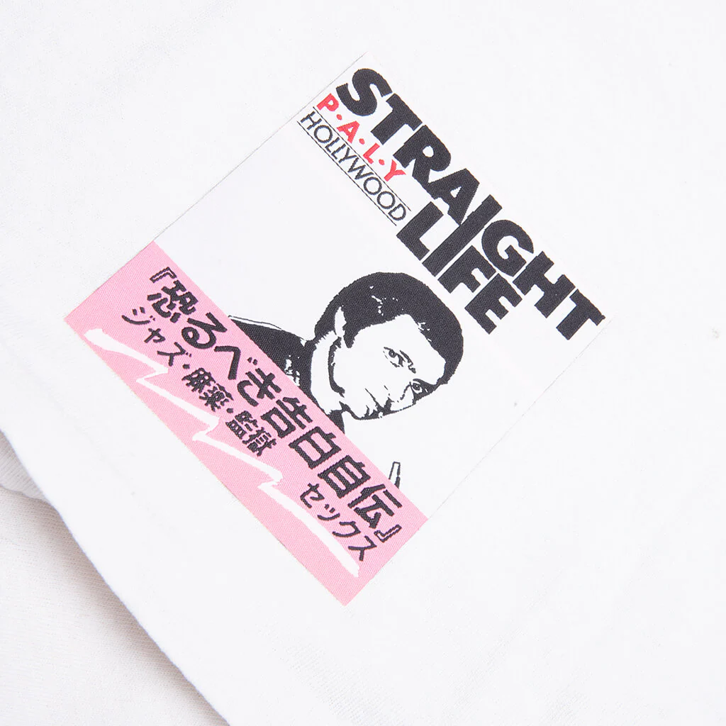 Straight Time Tee - Cream - Image 4