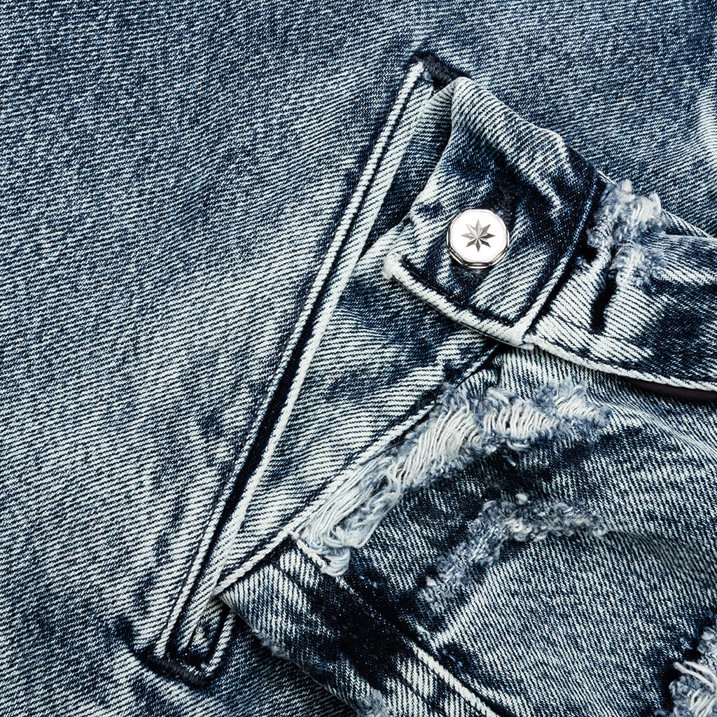 Cape Jacket - Washed Blue - Image 4