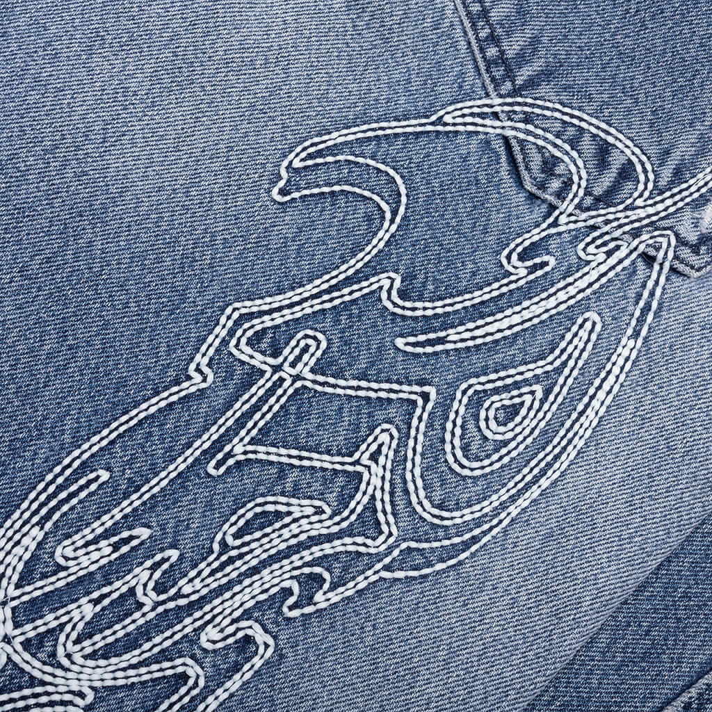 Rich Kid Jeans - Washed Blue - Image 4