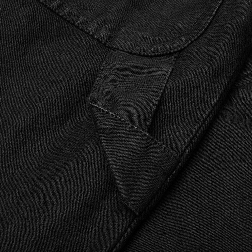 Relaxed Fitting Cotton Trousers GD 7333 M.W. - Black - Image 4