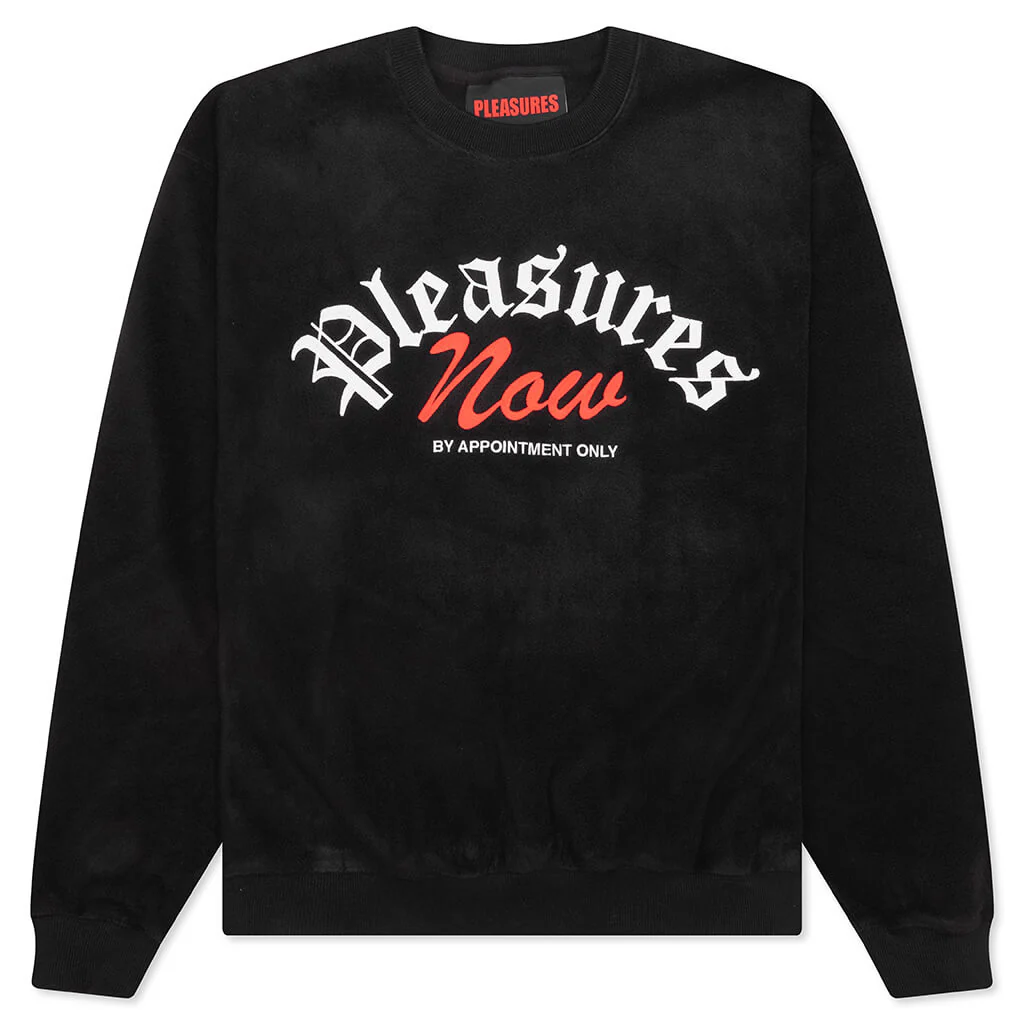 Appointment Fleece Crewneck - Black