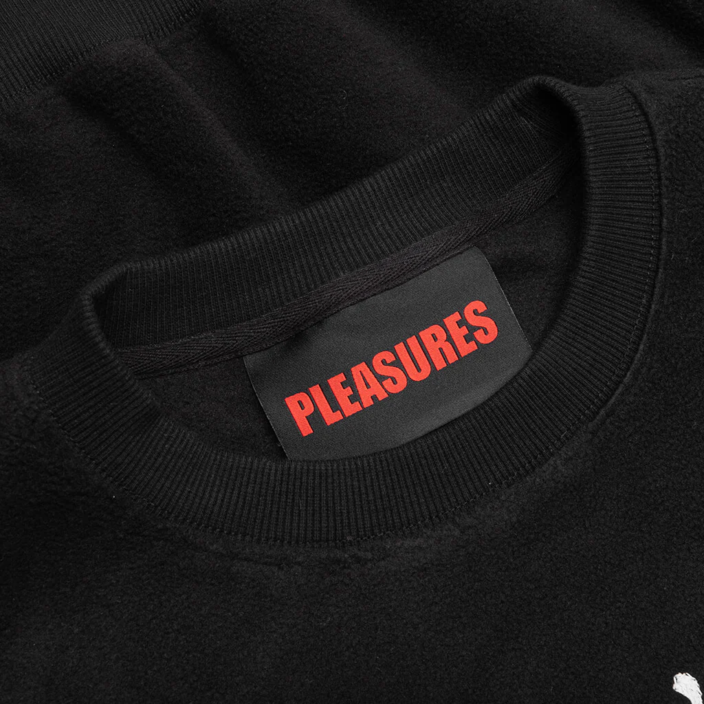 Appointment Fleece Crewneck - Black - Image 3