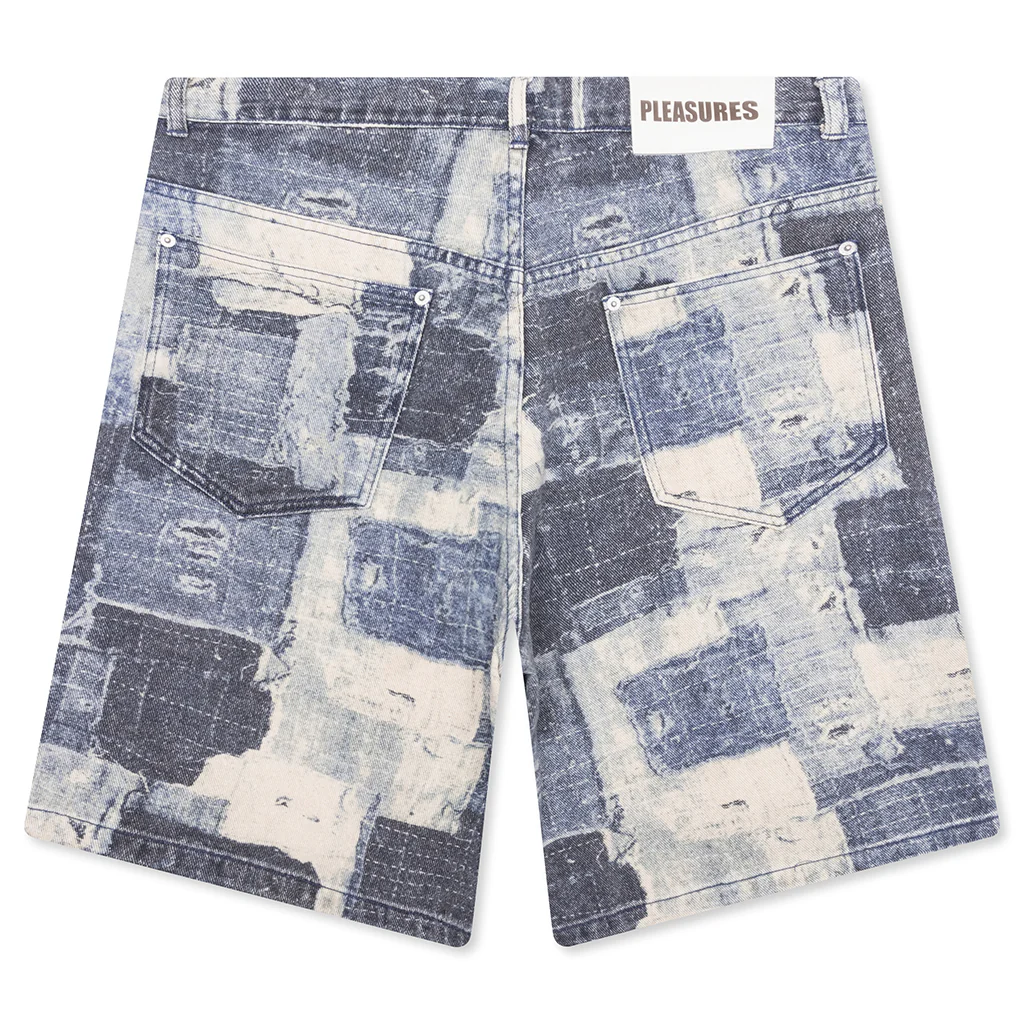 Boro Baggy Jorts - Indigo - Image 2