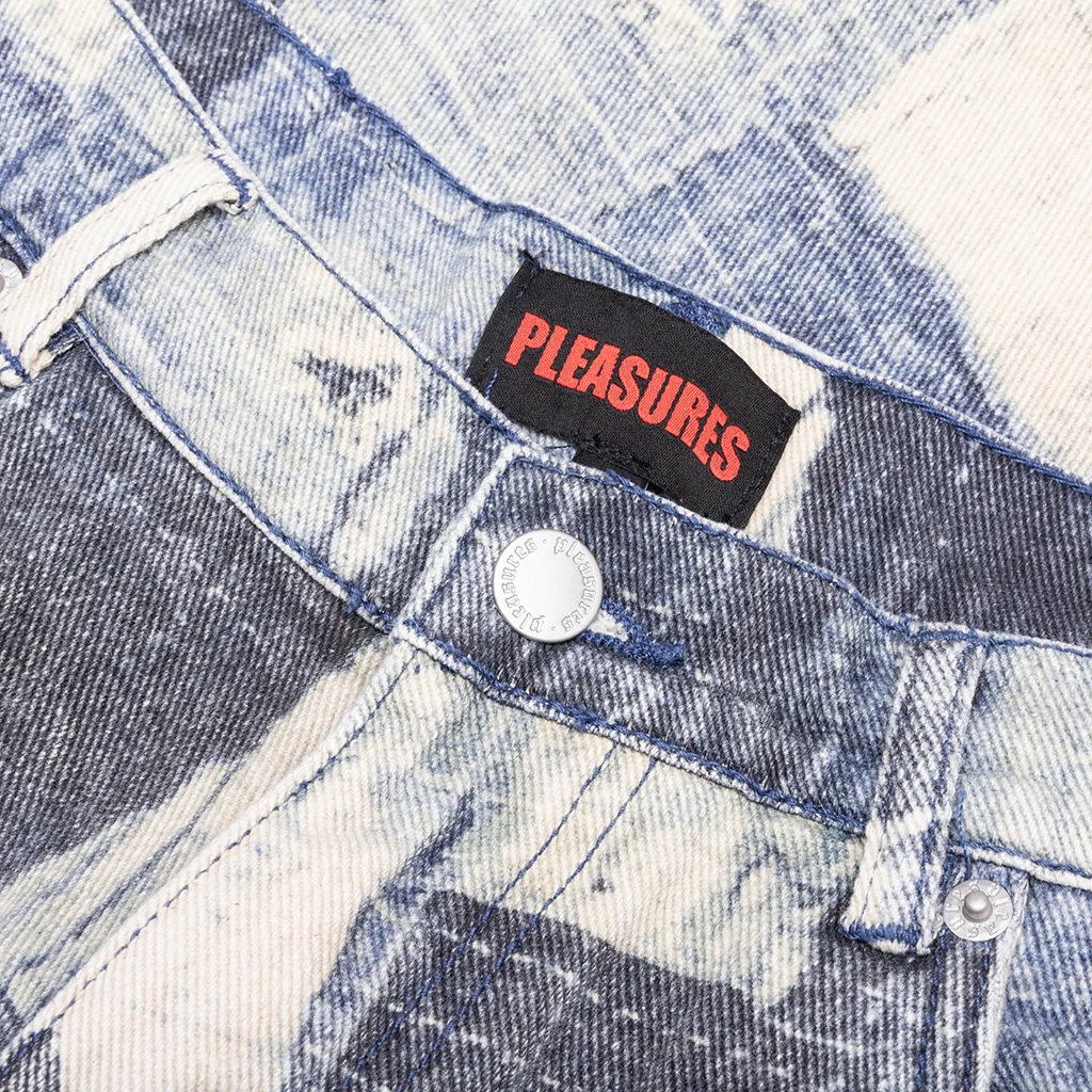 Boro Baggy Jorts - Indigo - Image 3
