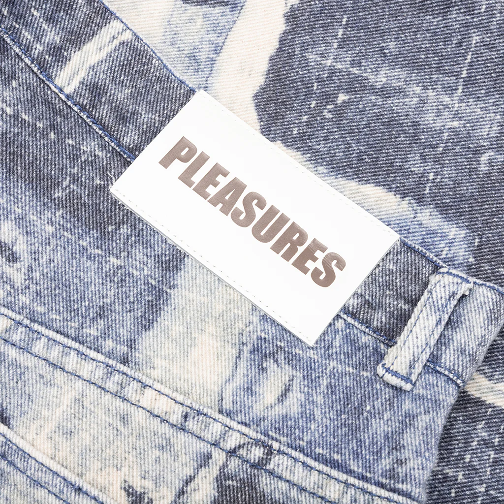 Boro Baggy Jorts - Indigo - Image 5