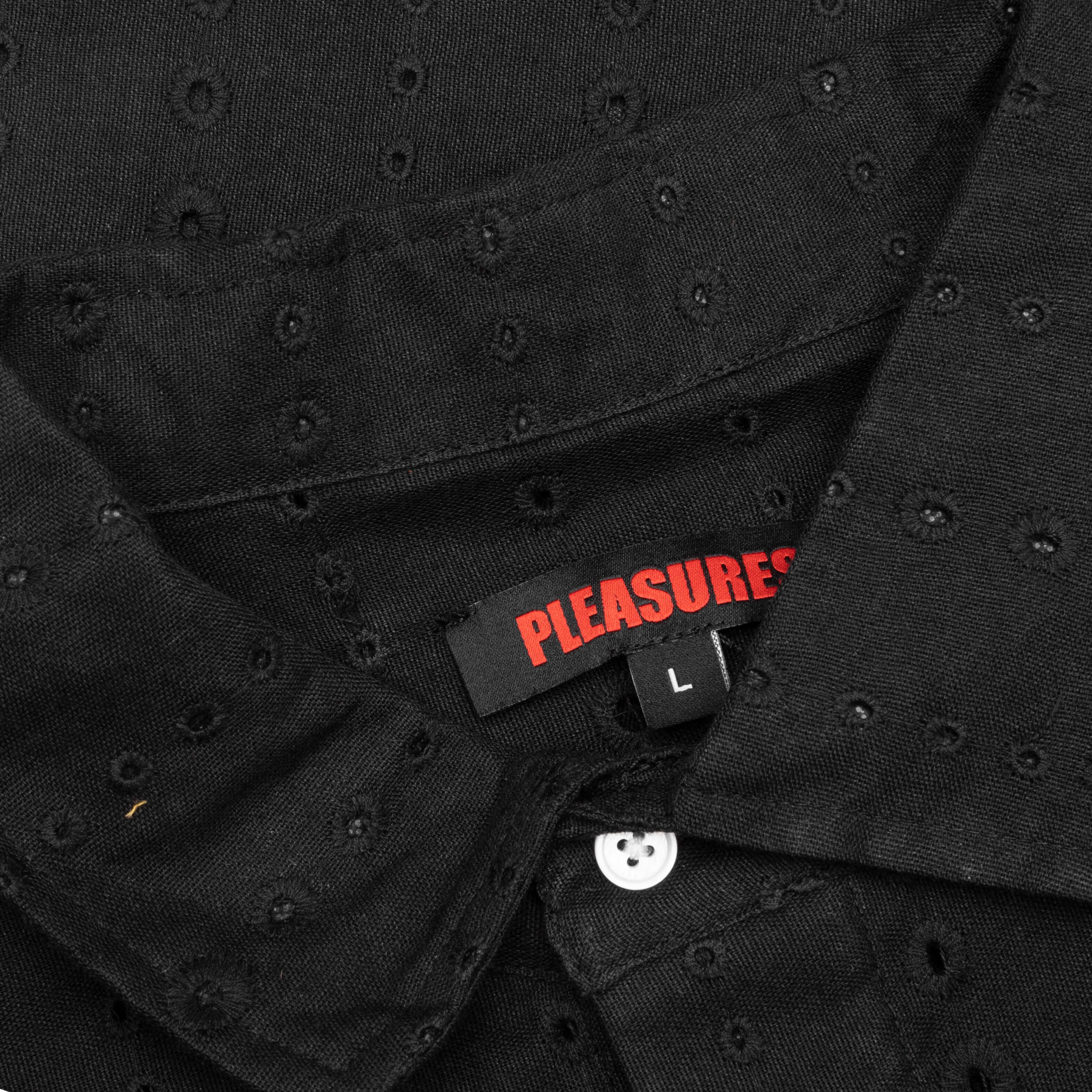 Clarity Woven Polo - Black - Image 3