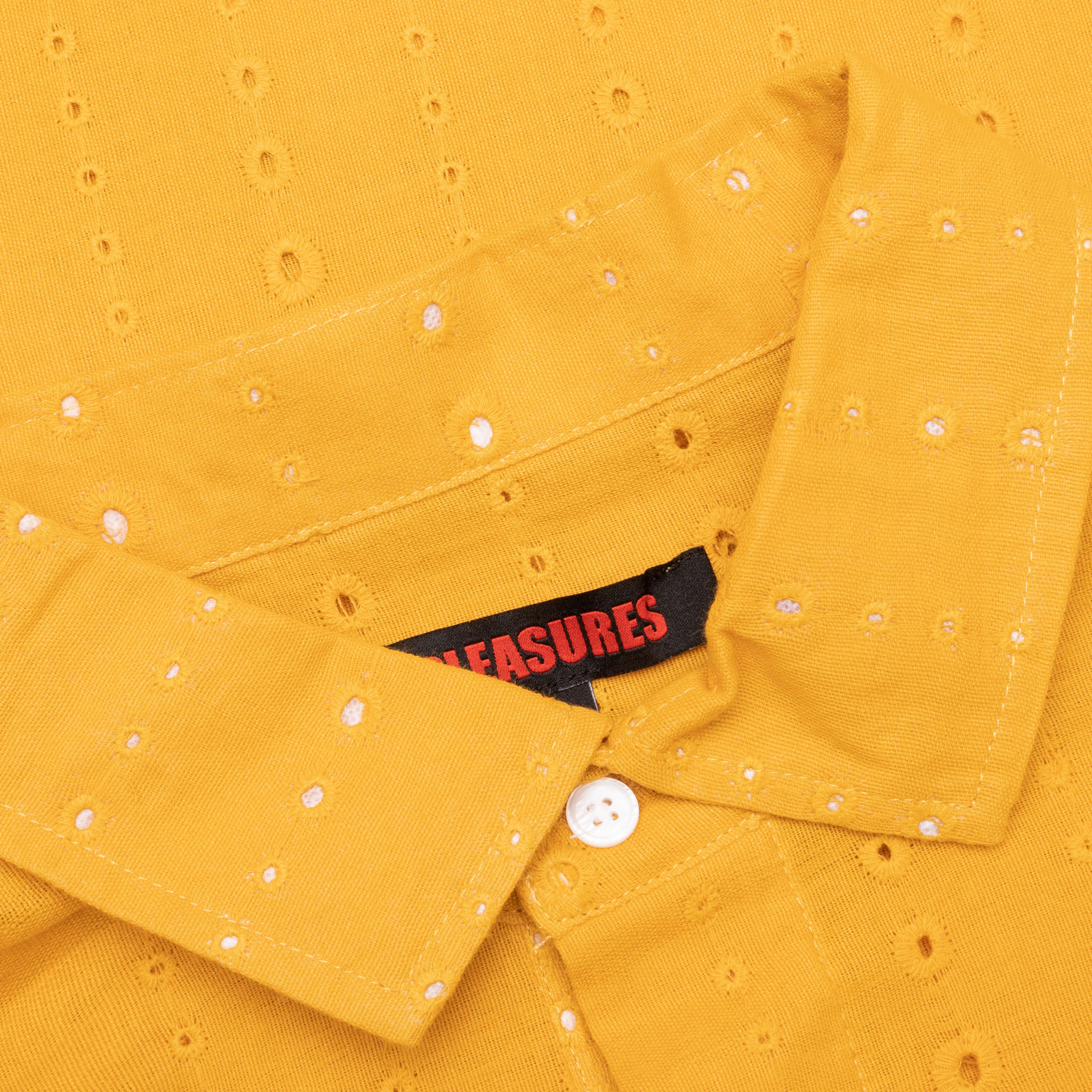Clarity Woven Polo - Yellow - Image 3