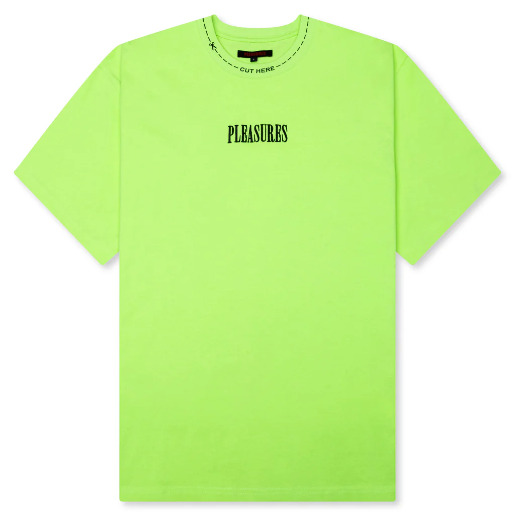 Cut Here Heavyweight Shirt - Lime