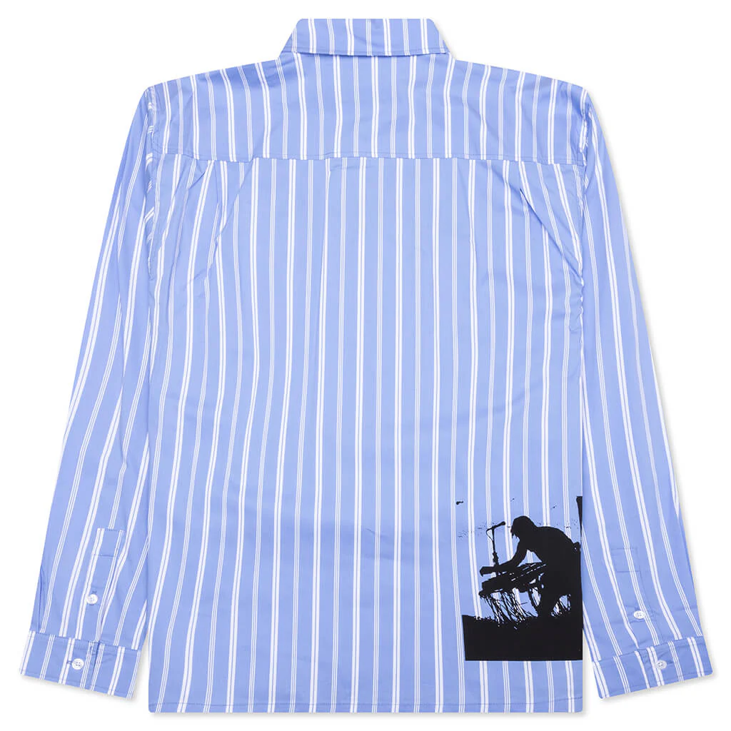 Fetch Button Down - Blue - Image 2