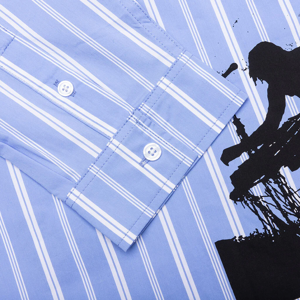 Fetch Button Down - Blue - Image 5