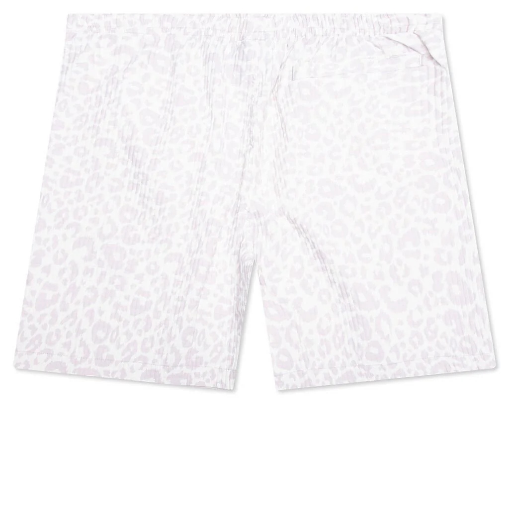 Leopard Active Shorts - Off White - Image 2