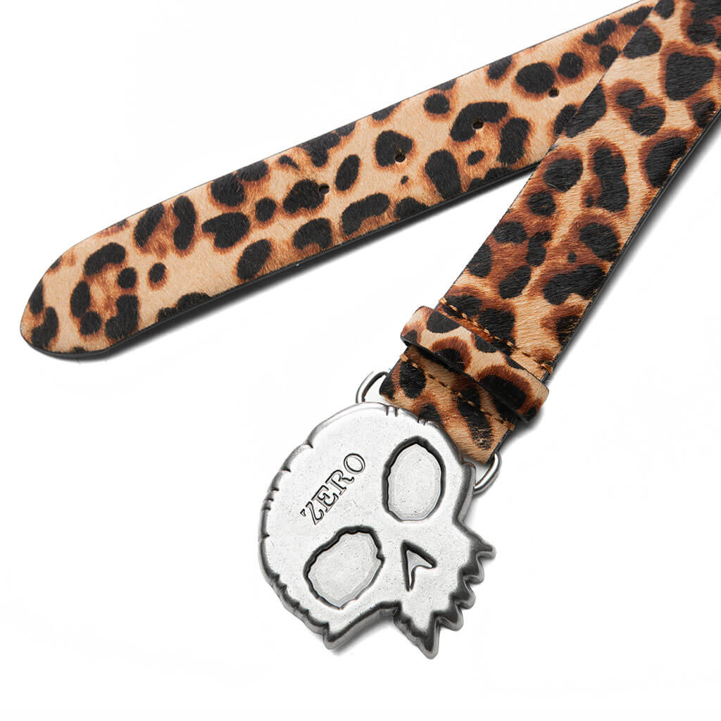 Pleasures x Zero Leopard Studded Belt - Leopard - Image 2