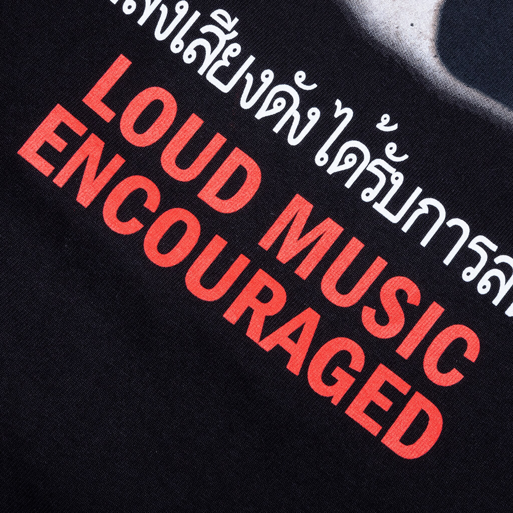 Pleasures x Boiler Room Loud Music T-Shirt -Black - Image 4