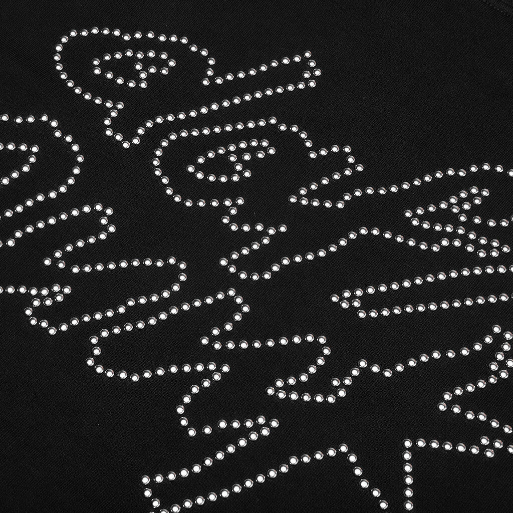 Lucky Studded Hoodie - Black - Image 3