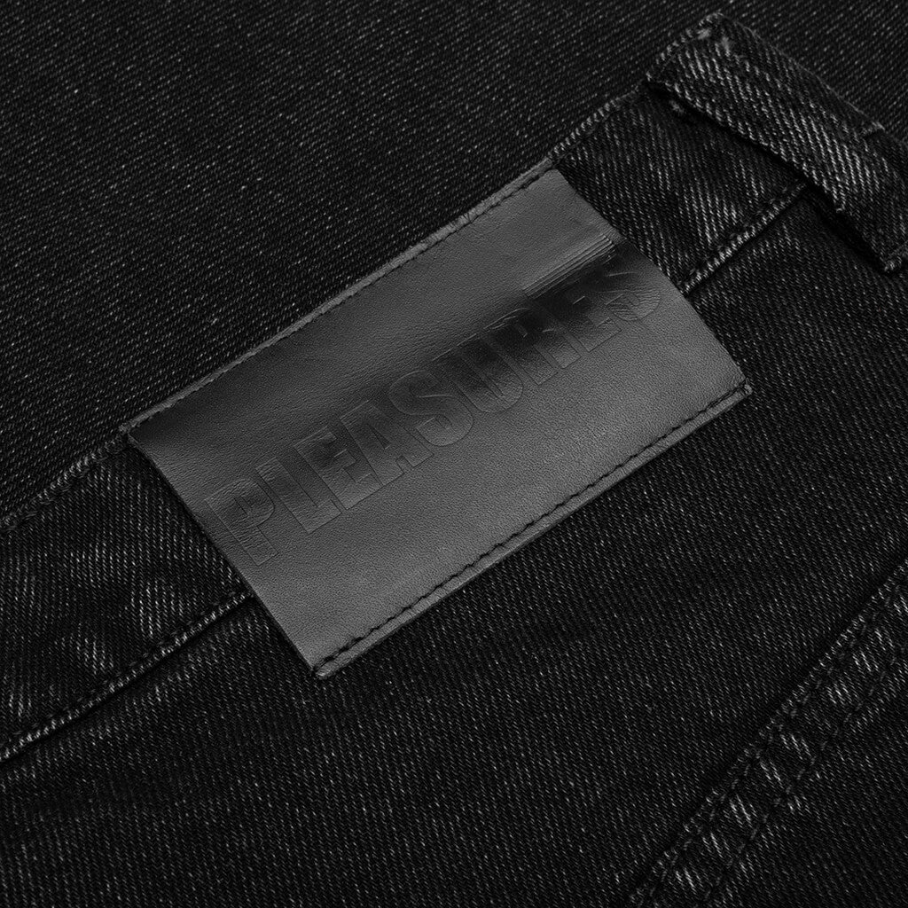 Lucky Studded Jorts - Black - Image 4
