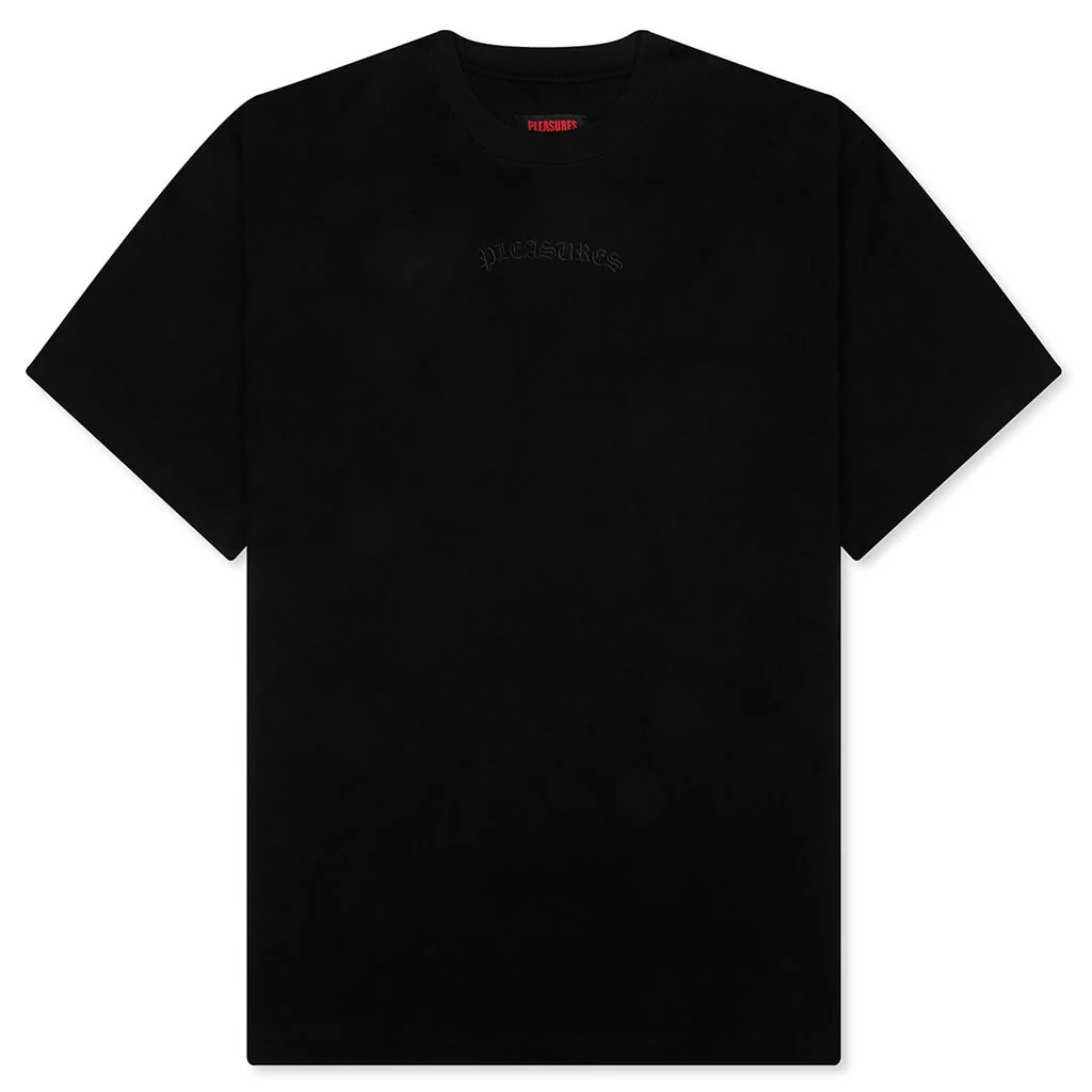 Neural Applique T-Shirt - Black