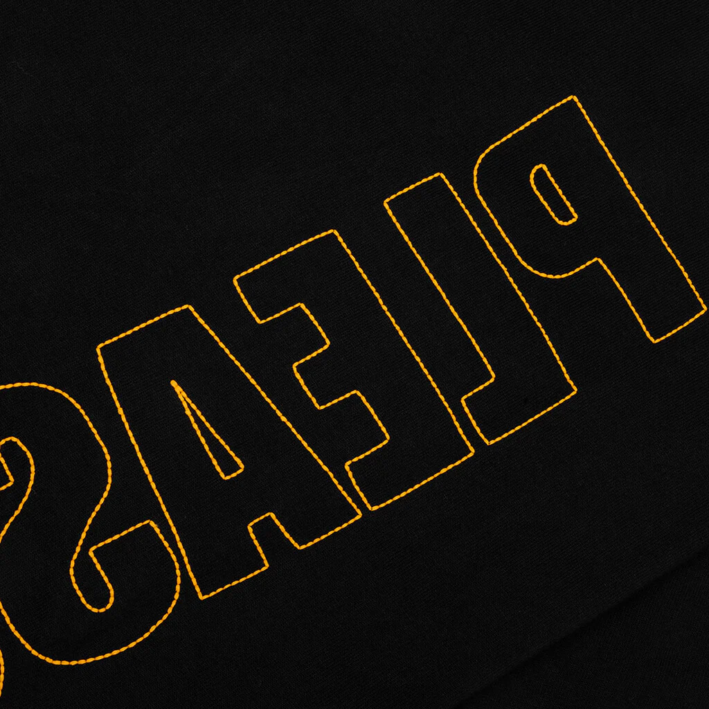 Outline Heavyweight T-Shirt - Black - Image 4