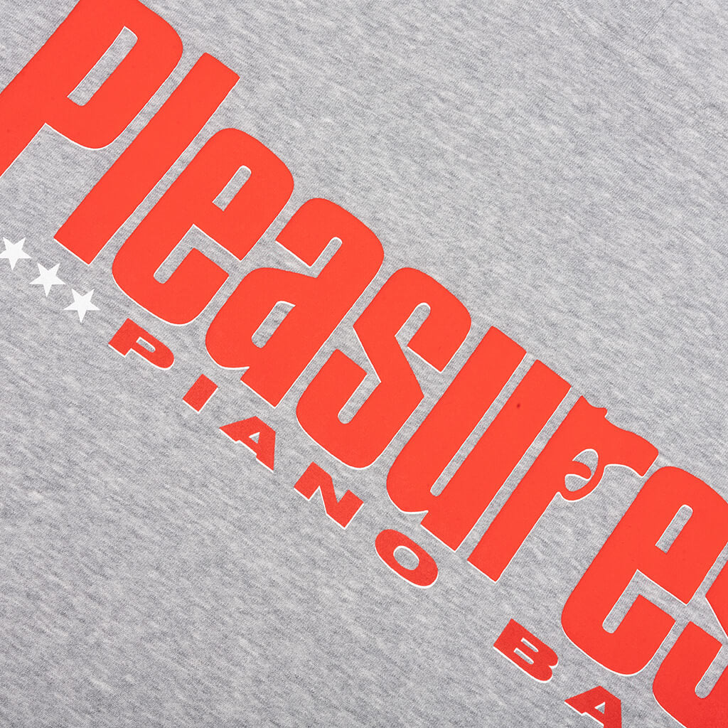 Piano Bar Hoodie - Heather Grey - Image 4