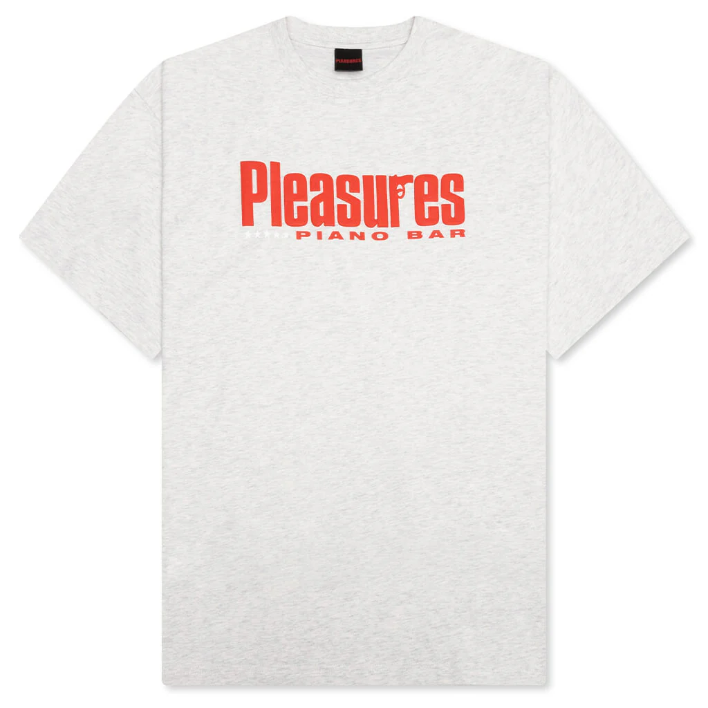 Piano Bar T-Shirt - Heather Grey