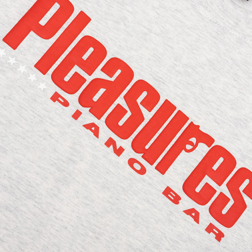Piano Bar T-Shirt - Heather Grey - Image 3