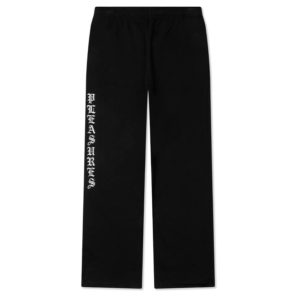 Pipe Sweatpants - Black