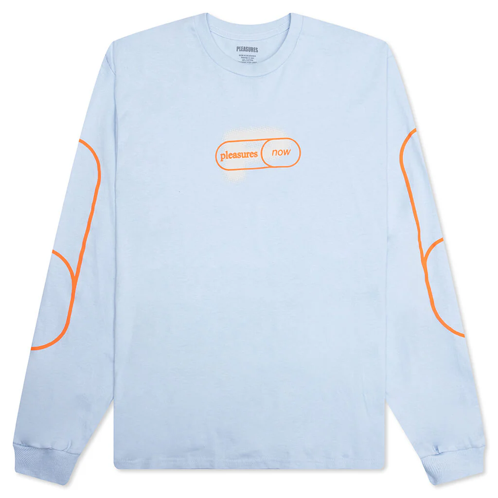 Pixel P Long Sleeve - Light Blue