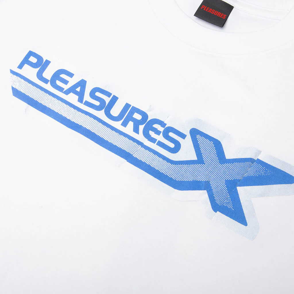 Pleasures X T-Shirt - White - Image 3