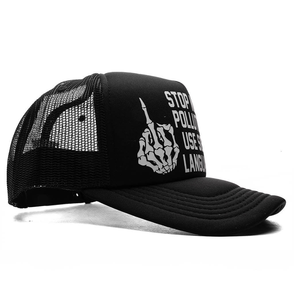 Pollution Trucker - Black - Image 2