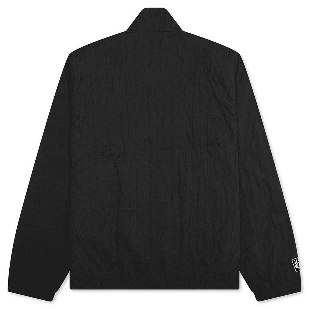 Rescue Pleated Track Jacket - Black - Image 2