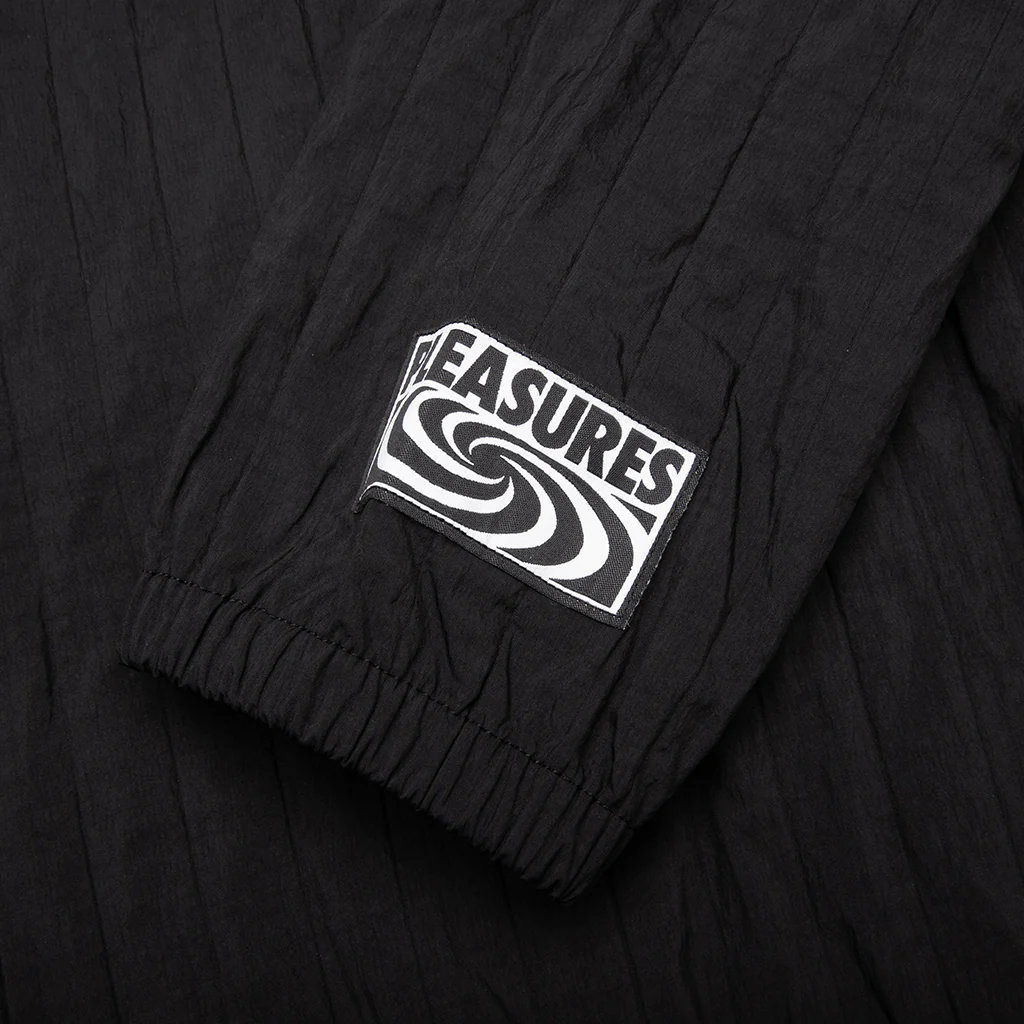 Rescue Pleated Track Jacket - Black - Image 3