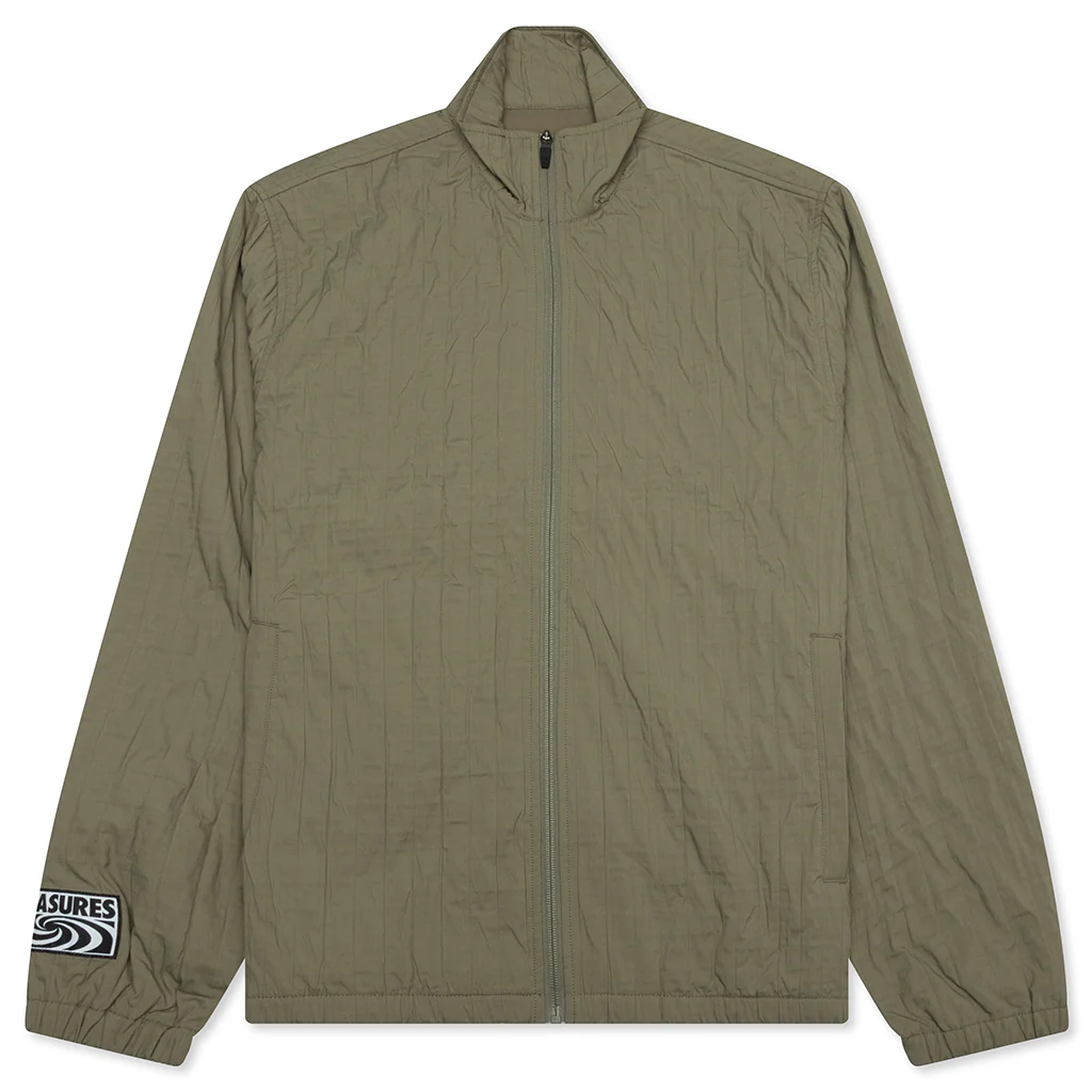 Rescue Pleated Track Jacket - Olive