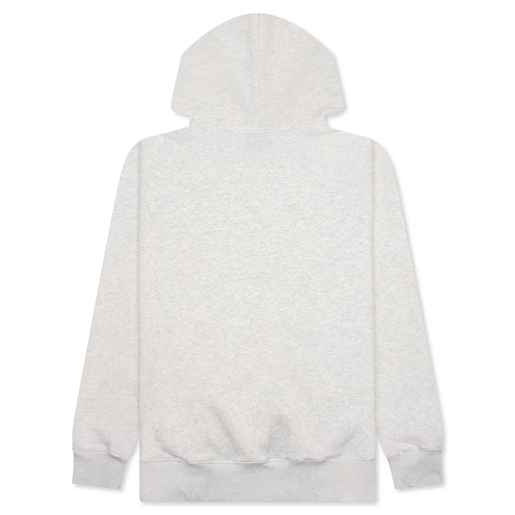 Rhinestone Impact Hoodie - Light Heather Grey - Image 2