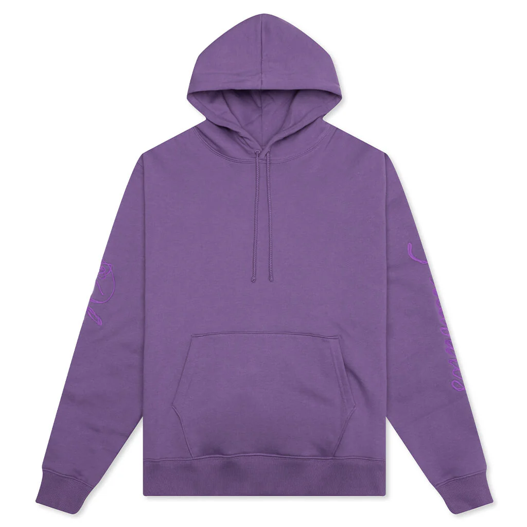 Scrawl Hoodie - Eggplant