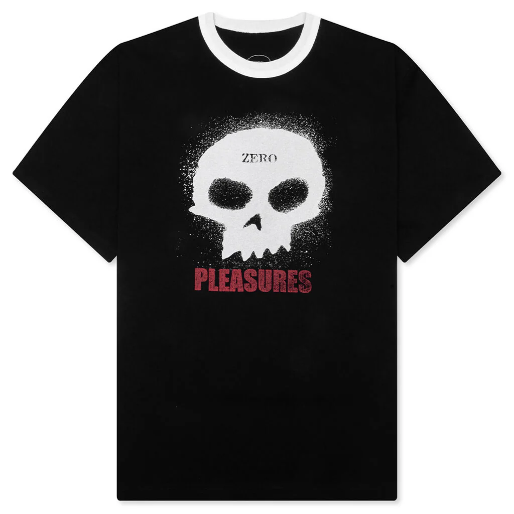 Pleasures x Zero Single Skull Heavyweight Shirt - Black
