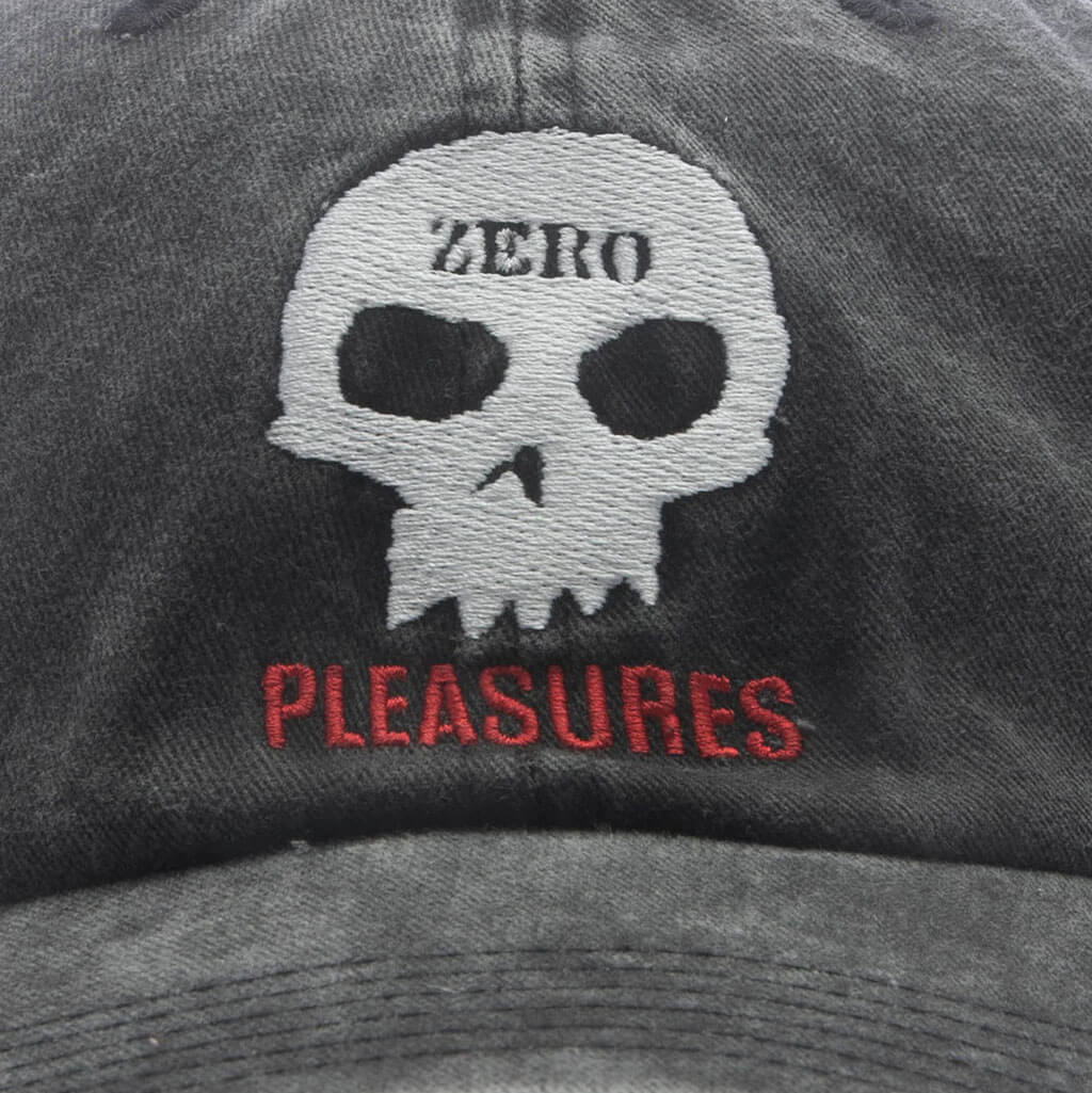 Pleasures x Zero Skull Dad Cap - Black - Image 2