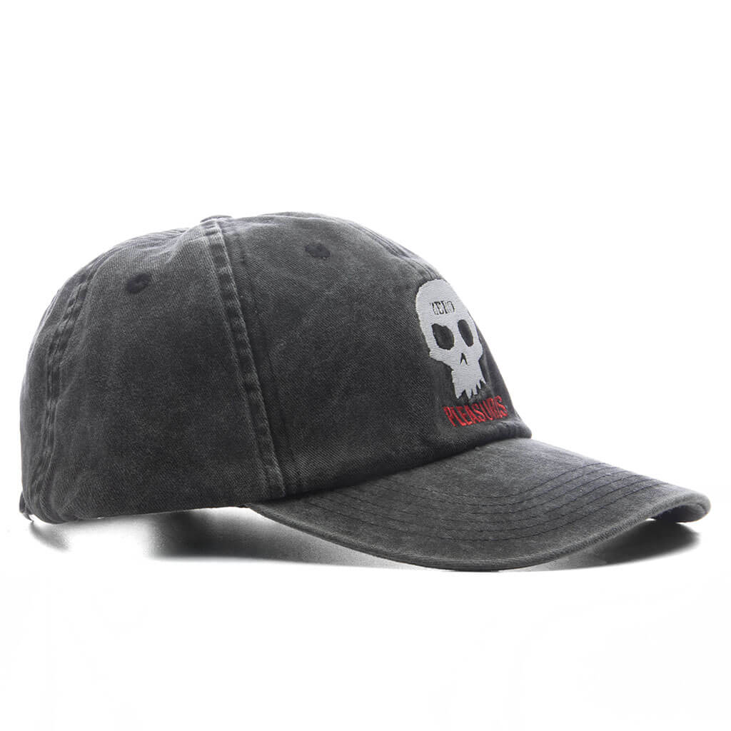 Pleasures x Zero Skull Dad Cap - Black - Image 3