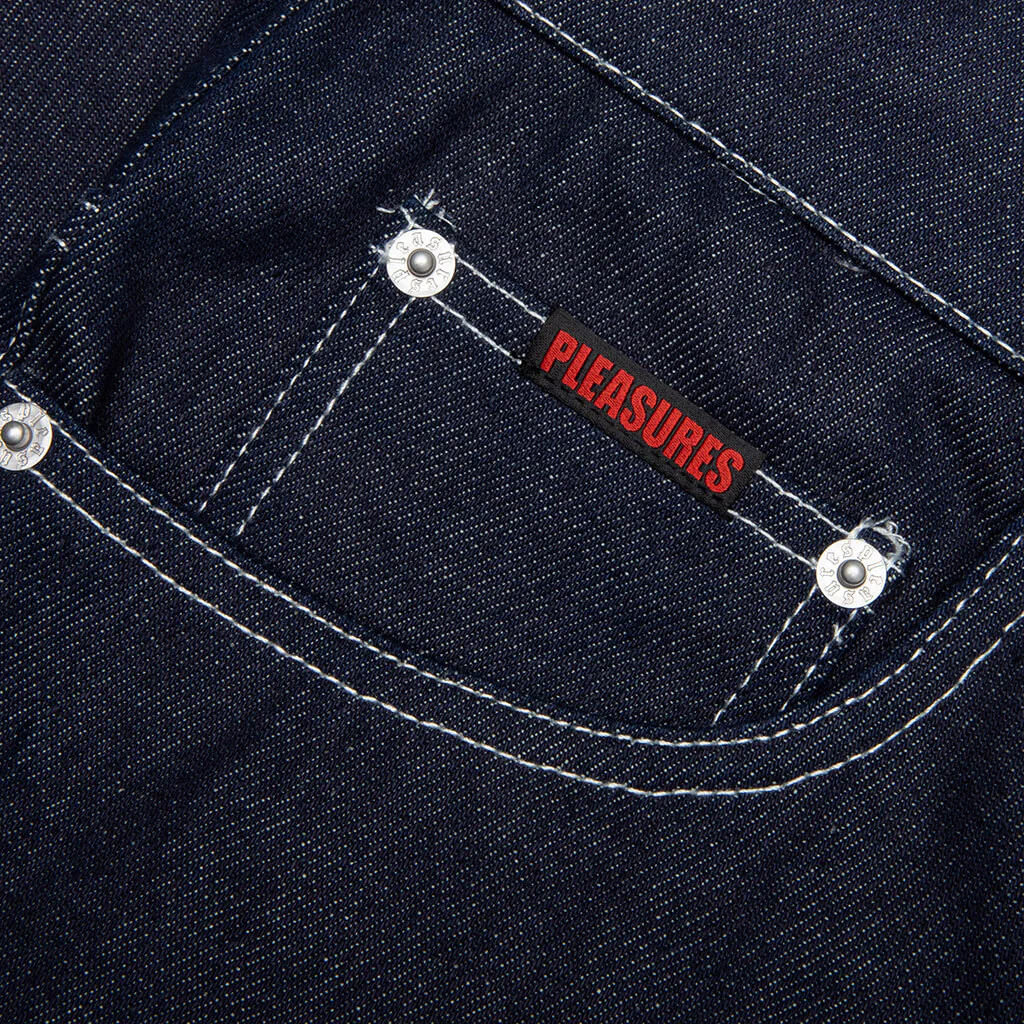 Pleasures x Zero Skull Jorts - Raw - Image 3