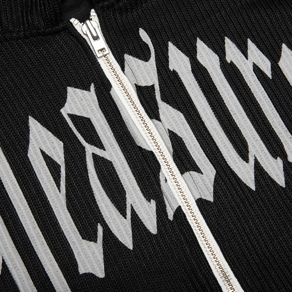 Twitch Knitted Zip Hoodie - Black - Image 3