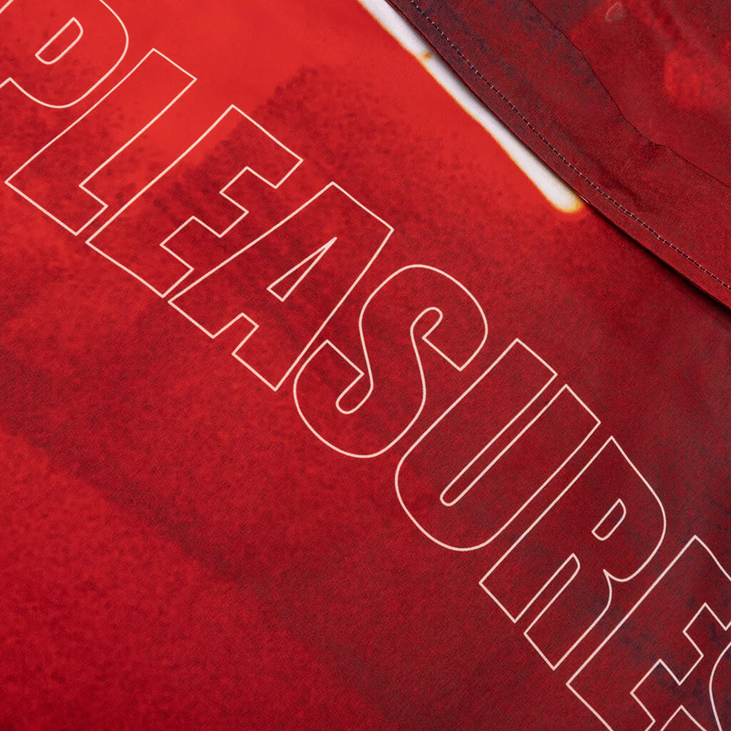 Pleasures x Boiler Room Venue Button Up - Red - Image 4